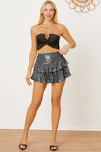 Load image into Gallery viewer, Sequin Layered Mini Skirt