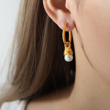 Load image into Gallery viewer, Titanium Steel Huggie Earrings