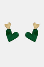 Load image into Gallery viewer, Heart-Shape Drop Earrings