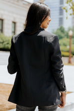 Load image into Gallery viewer, Leopard Lining One-Button Blazer