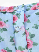 Load image into Gallery viewer, Baby Girl Printed Bow Detail Square Neck Romper