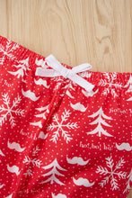 Load image into Gallery viewer, Girls Christmas Pattern Top and Pants Set