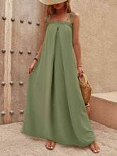 Load image into Gallery viewer, Tie-Shoulder Smocked Maxi Dress