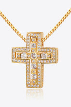 Load image into Gallery viewer, Rhinestone Cross Pendant Necklace