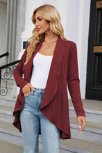 Load image into Gallery viewer, Open Front Long Sleeve Cardigan