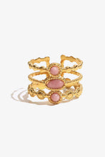 Load image into Gallery viewer, Triple-Layered Stainless Steel Open Ring