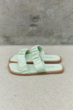 Load image into Gallery viewer, Weeboo Double Strap Scrunch Sandal in Gum Leaf