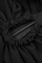 Load image into Gallery viewer, Crisscross Spliced Mesh Cutout Mini Dress