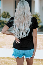 Load image into Gallery viewer, ROCK & ROLL Graphic Round Neck Short Sleeve Tee