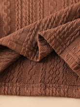 Load image into Gallery viewer, Kids Cable-Knit Print Pullover and Pants Set