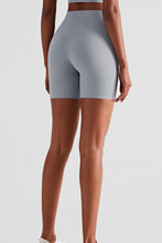 Load image into Gallery viewer, High-Rise Elastic Waistband Biker Shorts