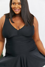 Load image into Gallery viewer, Marina West Swim Full Size Clear Waters Swim Dress in Black
