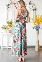 Load image into Gallery viewer, Floral Sleeveless Maxi Dress with Pockets