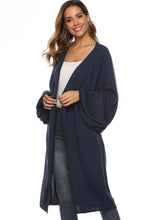 Load image into Gallery viewer, Long Sleeve Open Front Cardigan