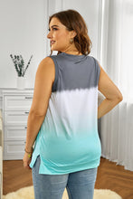 Load image into Gallery viewer, Plus Size Geometric Side Slit Tank