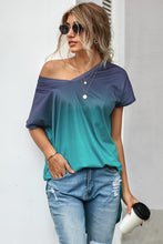 Load image into Gallery viewer, Ombre Color Block Shirt