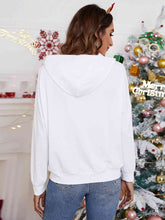 Load image into Gallery viewer, Christmas Drawstring Hoodie with Pocket