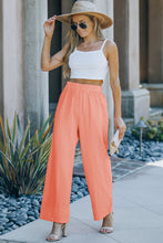 Load image into Gallery viewer, Textured Wide Leg High Waist Pants