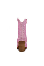 Load image into Gallery viewer, Melody Rhinestone Ankle Booties