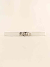Load image into Gallery viewer, Zinc Alloy Buckle Elastic PU Belt