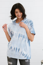 Load image into Gallery viewer, Sew In Love Watching Clouds Full Size Run Tie-Dye Short-Sleeved Hoodie