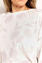 Load image into Gallery viewer, Double Take Floral Long Sleeve Top and Shorts Loungewear Set
