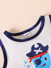 Load image into Gallery viewer, Octopus Graphic Tank and Shorts Set