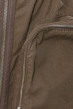 Load image into Gallery viewer, Zip Up Midi Skirt with Cargo Pockets