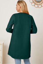 Load image into Gallery viewer, Open Front Pocketed Long Sleeve Coat