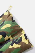 Load image into Gallery viewer, Camouflage Zip-Up Cropped Puffer Jacket and Skirt Set