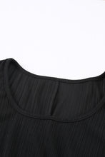 Load image into Gallery viewer, Crisscross Cutout Scoop Neck Slit Midi Dress