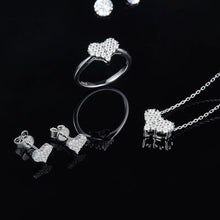 Load image into Gallery viewer, Moissanite 925 Sterling Silver Heart Bracelet