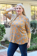 Load image into Gallery viewer, Celeste Design Full Size Leopard Star Contrast Top