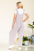 Load image into Gallery viewer, Celeste Full Size Stripe Contrast Pocket Rib Jumpsuit