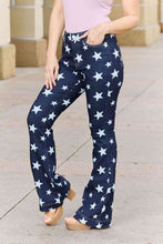 Load image into Gallery viewer, Judy Blue Janelle Full Size High Waist Star Print Flare Jeans