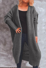 Load image into Gallery viewer, Open Front Long Sleeve Cardigan