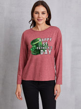 Load image into Gallery viewer, HAPPY ST. PATRICK'S DAY Round Neck T-Shirt
