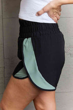 Load image into Gallery viewer, Ninexis Put In Work High Waistband Contrast Detail Active Shorts