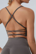 Load image into Gallery viewer, Crisscross Spaghetti Strap Active Bra