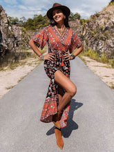 Load image into Gallery viewer, V-Neck Slit Maxi Dress