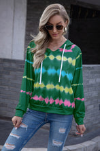 Load image into Gallery viewer, Tie-Dye V-Neck Hoodie