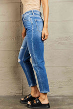 Load image into Gallery viewer, BAYEAS High Waisted Cropped Dad Jeans