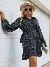Load image into Gallery viewer, Plus Size Button Front Belted Mini Shirt Dress