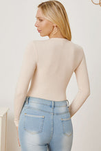 Load image into Gallery viewer, Zip Up Long Sleeve Bodysuit