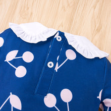 Load image into Gallery viewer, Baby Girl Printed Collared Jumpsuit