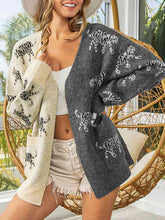 Load image into Gallery viewer, Open Front Cardigan with Pockets