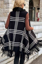 Load image into Gallery viewer, Sleeveless Fringe Detail Cardigan