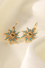 Load image into Gallery viewer, Turquoise Sun Drop Earrings