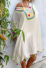 Load image into Gallery viewer, Tassel Detail Embroidery Dress