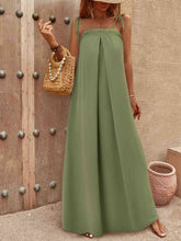 Load image into Gallery viewer, Tie-Shoulder Smocked Maxi Dress